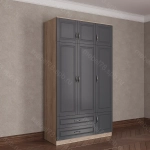 Шкаф распашной с антресолью 3/5 (мадес)