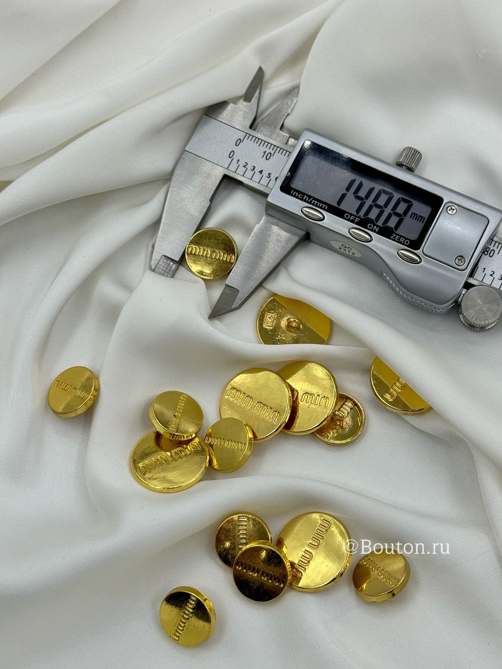 Пуговицы мин мин золотистые скидка