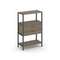 Shelf System Односекционный стеллаж трехярусный с ящиками SN.STM-312 Вяз Благородный/Металл Антрацит