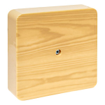 Коробка разветвительная KMP-030-032 (100x100x28) светлое дерево EKF PROxima (35.00 шт.)