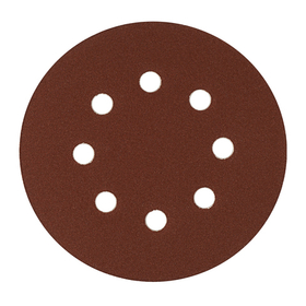 Круг абразивный на ворсовой подложке под "липучку", перфорированный, P 150, 125 мм, 5 шт Сибртех 738077