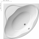 Акриловая ванна Ravak NewDay 150x150 C661000000 без гидромассажа