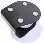 Миска пластиковая на подставке «МУРОЧКИН», цвет белый/черный, 13,5*13см /270мл