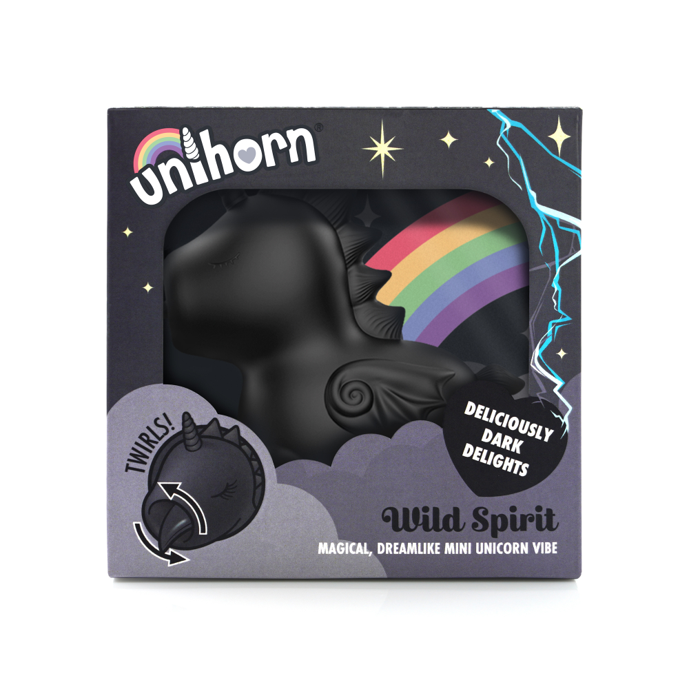 Вибромассажер Unihorn - Wild Spirit со стимуляцией язычком