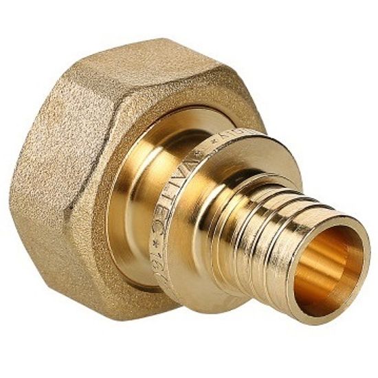 Муфта аксиальная Valtec с накидной гайкой под «Евроконус» 16 (2,2) х 3/4" (VTm.422.EBG.001605)