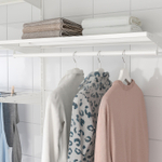 Полка металлическая IKEA BOAXEL (БОАКСЕЛЬ), Белый, 80x40 см