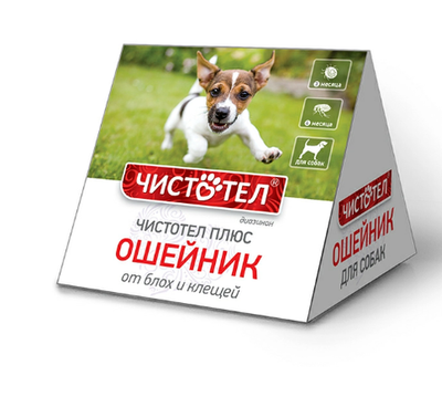 Чистотел плюс (Домик) ошейник от блох и клещей для собак