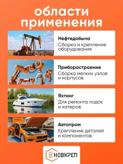 Гайка М6 нержавеющая шестигранная 50 шт.