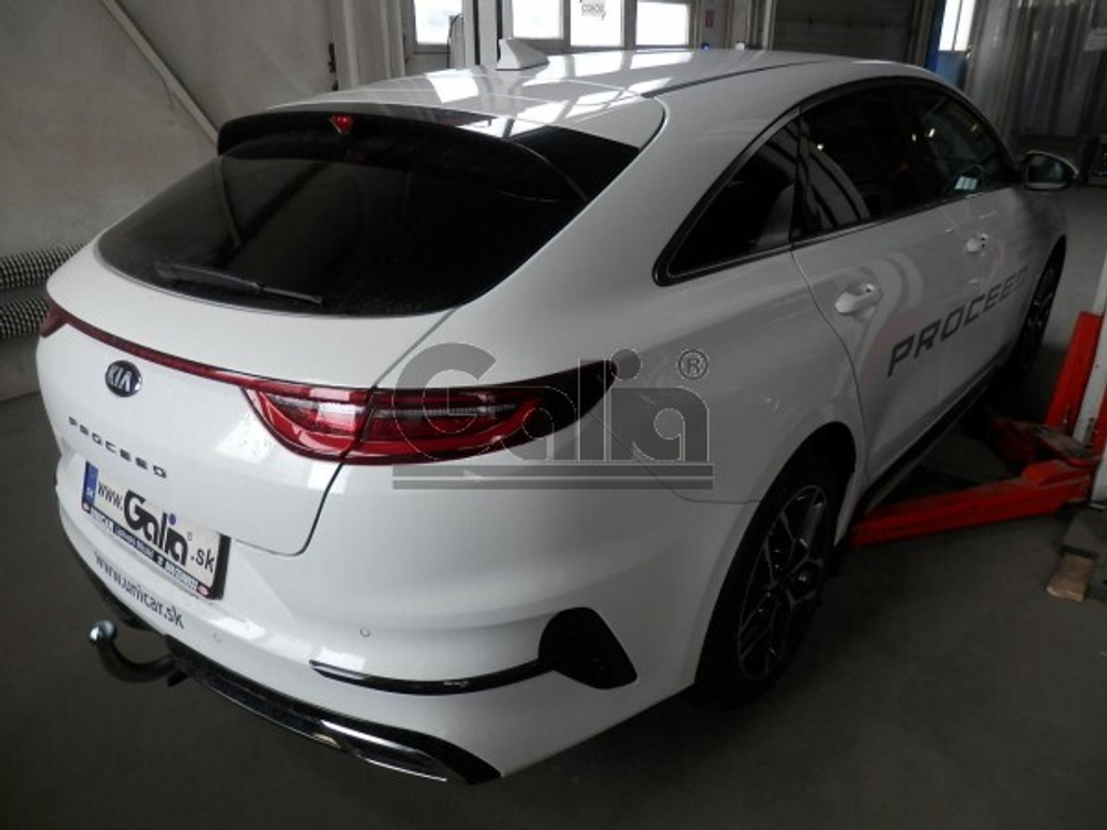 Фаркоп оцинкованный Galia K047C для Kia ProCeed 2018-(паспорт и сертификат в комплекте)(без электрики)