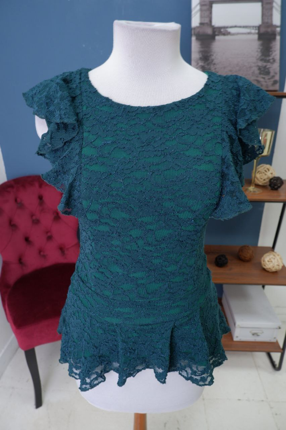 Блузка Casino нарядная 42 размер