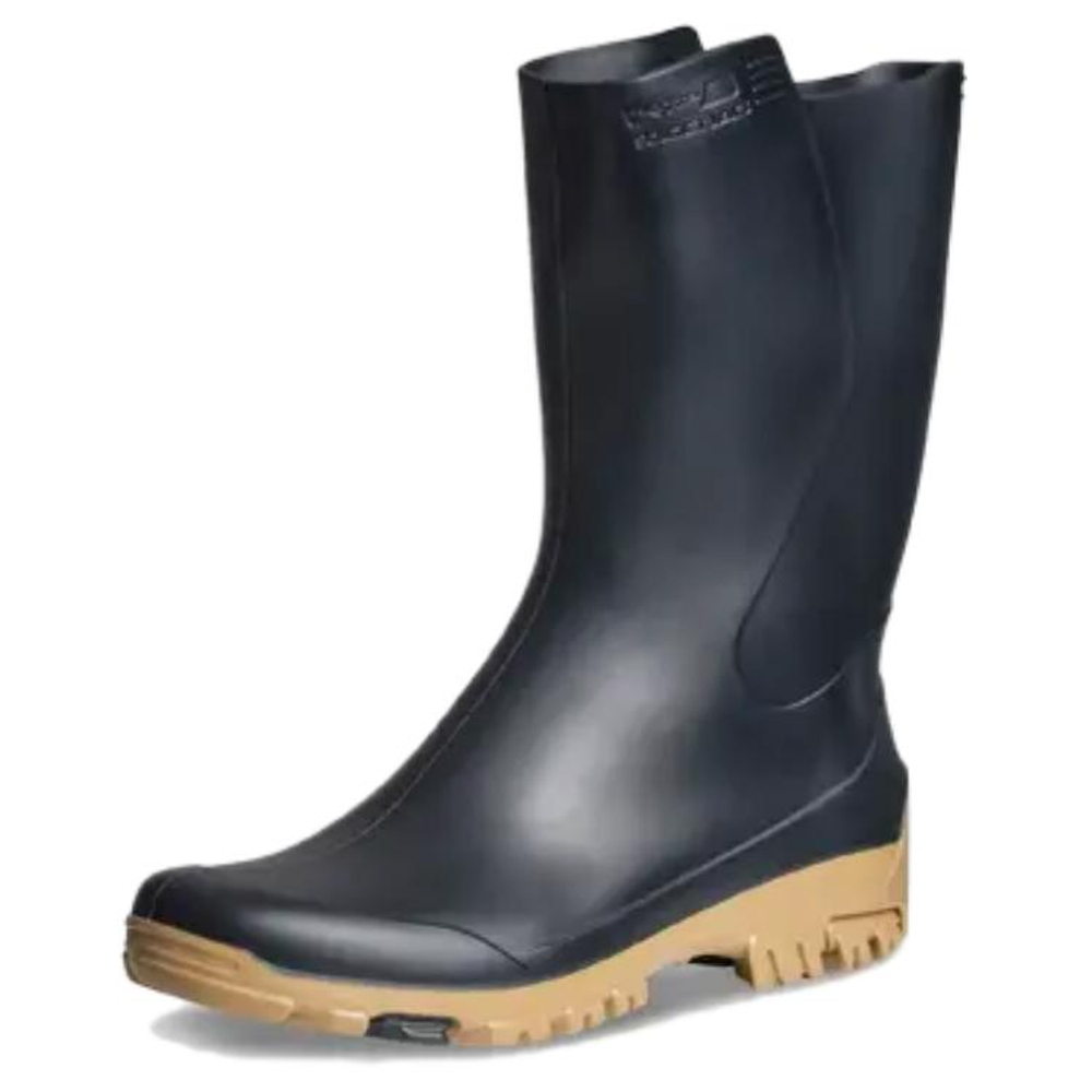 DECATHLON 100 Collection, Simple, Lightweight Thermal Waterproof Abrasion Resistant Rain Boots Men"s Black
