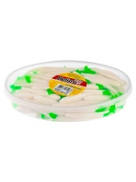 Виброхвост несъедобный Helios Jumbo 4,95"/12.5 см Lime & Orange 100шт. (HS-7-020-N)