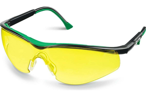 Защитные очки KRAFTOOL Basic желтые 110318