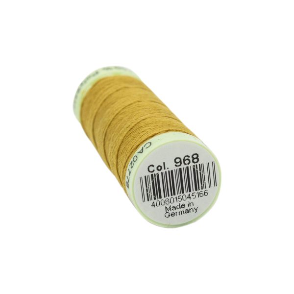 Нитки отделочные Gutermann Top Stitch 30 (30 метров), 5 кат. | 968 золотой