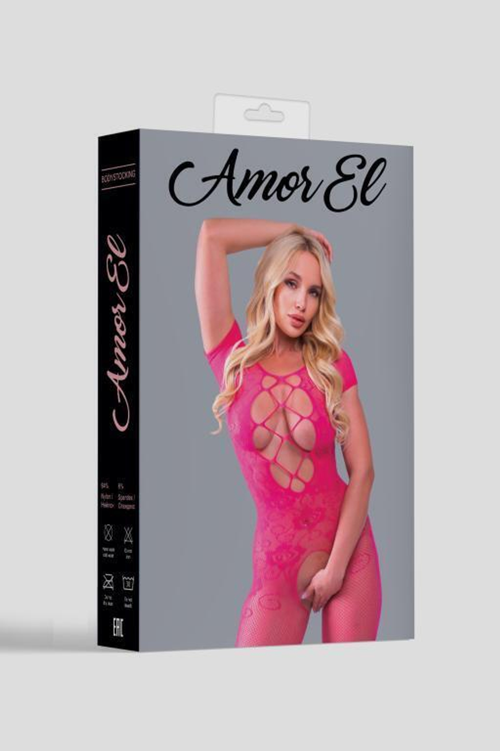 Соблазнительный комбинезон Cristina с доступом (Размер: S-M-L) (Цвет: розовый)