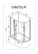 Душевая кабина AvaCan D272 L