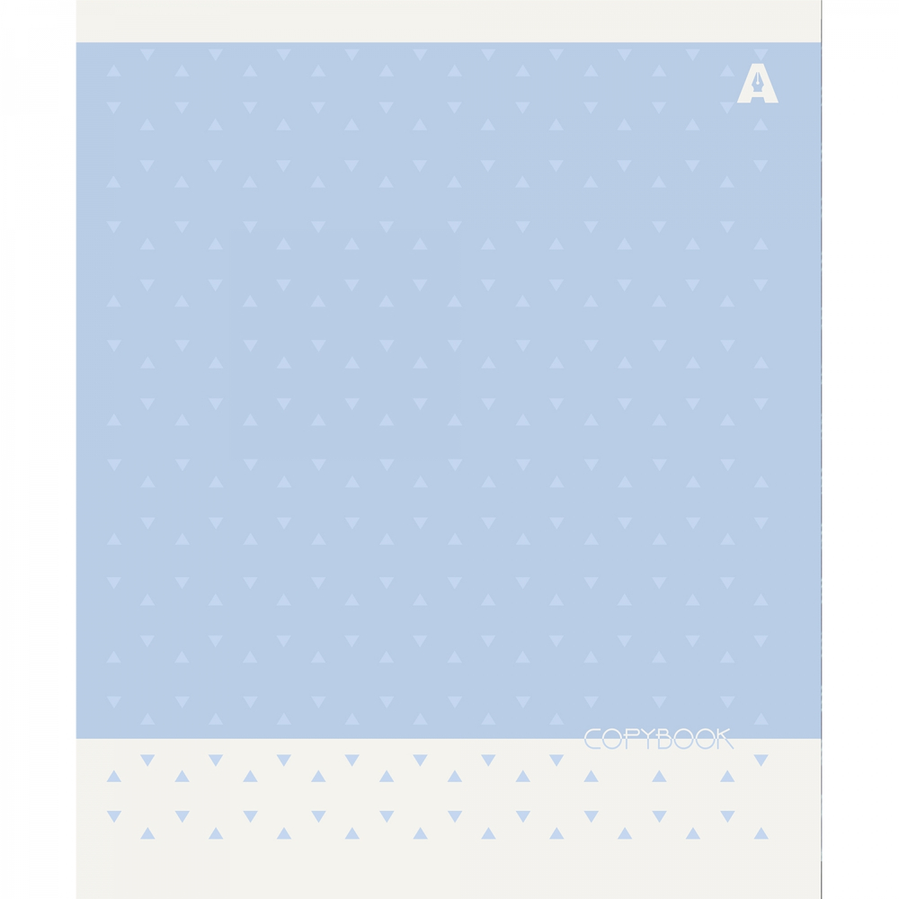 Тетрадь 48л., А5, линия, Alingar "Pattern", скрепка, мелованый картон ( стандарт), блок офсет, 5 дизайнов в пленке т/у