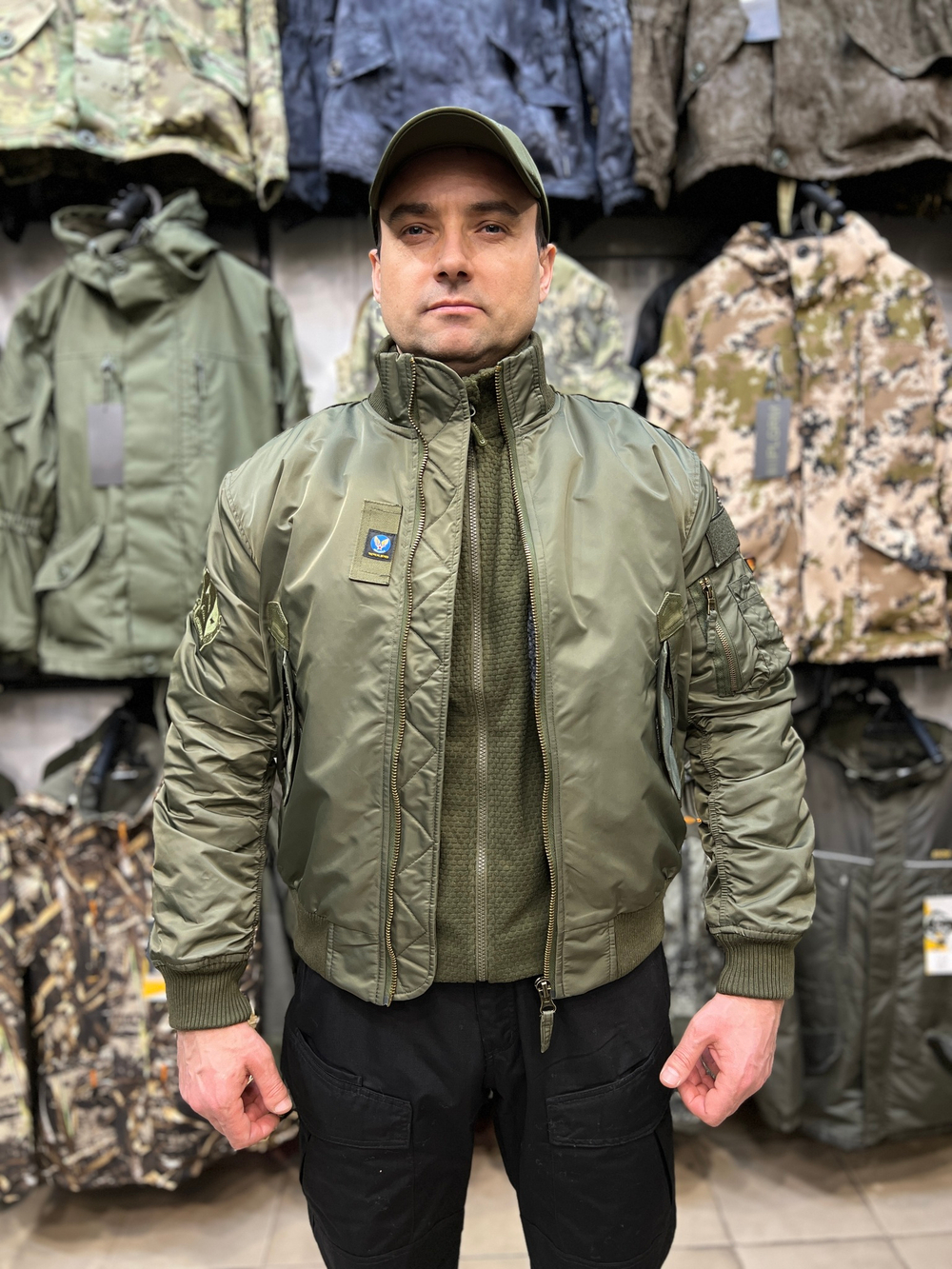 Бомбер Пилот 7.62 Armyfans Зимний Олива