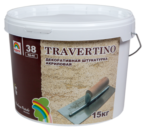 ШТУКАТУРКА ДЕКОР. Р-38 TRAVERTINO 15КГ