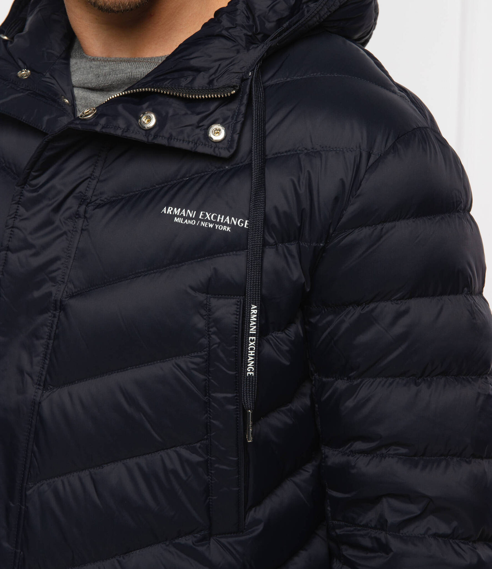 пуховая куртка Armani Exchange - темно-синий(8NZL20 ZNW3Z)