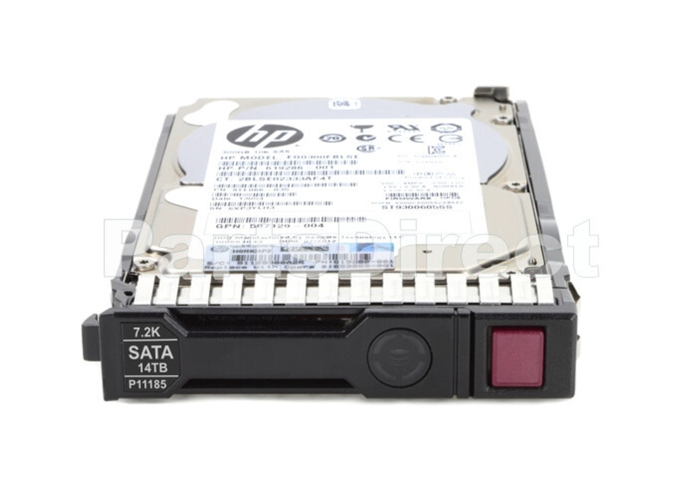 Жесткий диск HPE P09163-B21 HP G8-G10 14-TB 6G 7.2K 3.5 SATA