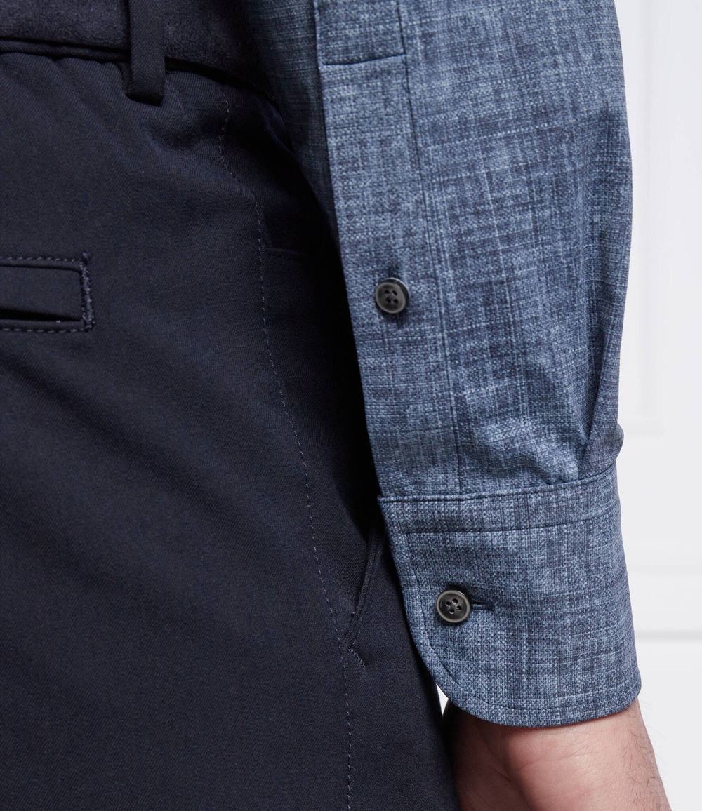 рубашка p-hank-kent-214 BOSS BLACK - темно-синий(50464821)