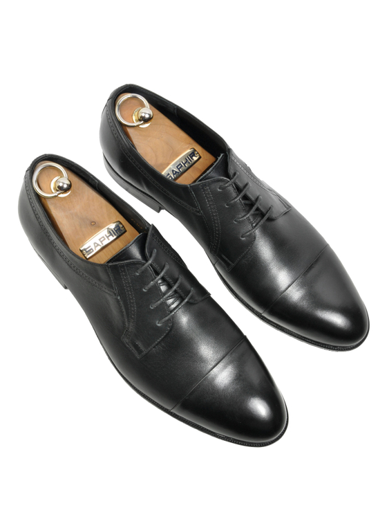 Мужские классические кожаные туфли Vorsh, итальянский мыс V5730чер