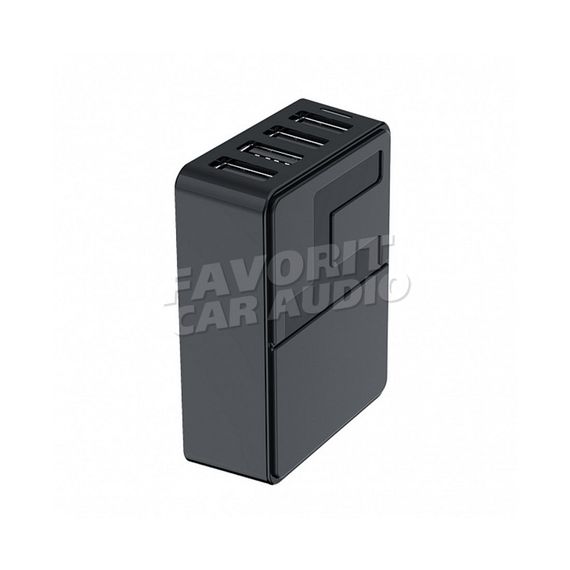 СЗУ 4 USB SmartBuy Flash 5400mA пластик чёрный