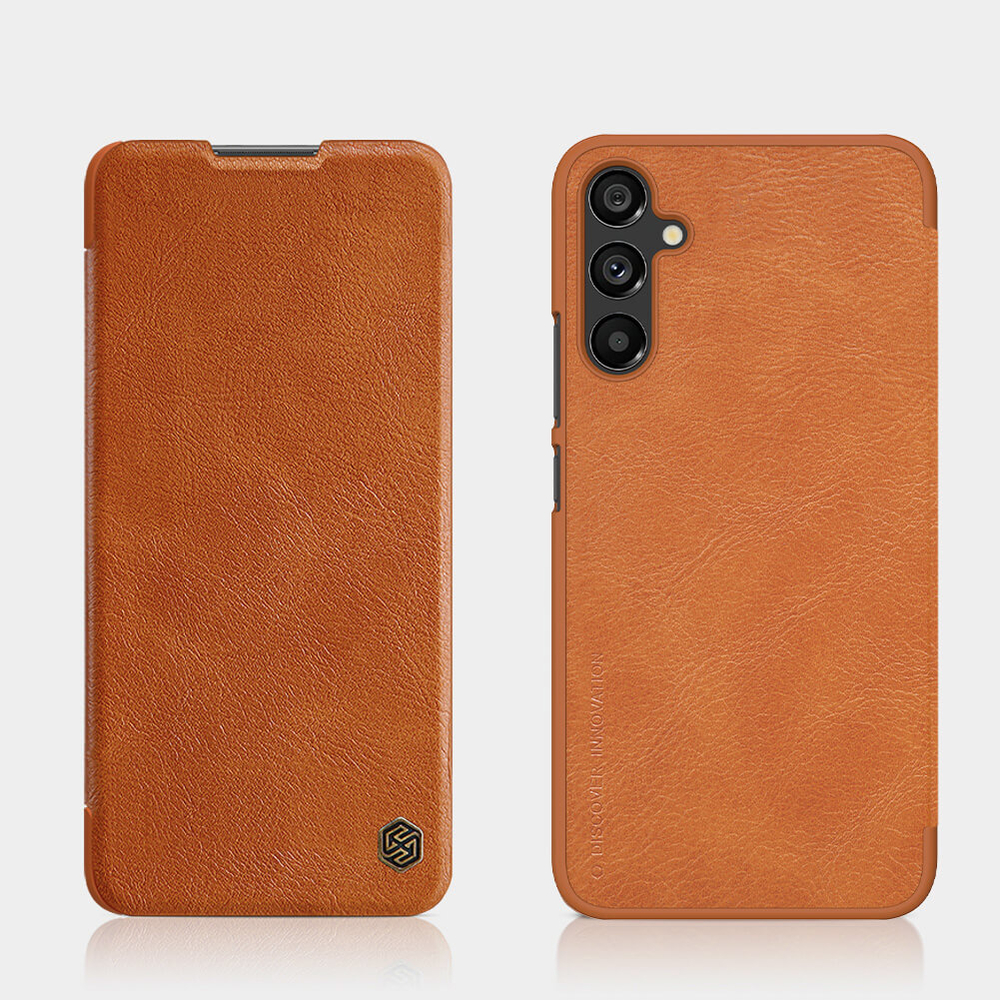 Кожаный чехол-книжка Nillkin Leather Qin для Samsung Galaxy A34 5G
