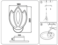Ambrella Настенный светодиодный светильник Original FA453