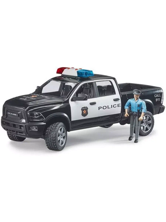 Полицейский пикап RAM 2500 с фигуркой Bruder 02505
