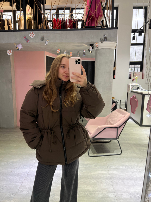 Пуховик Shoko шоколад