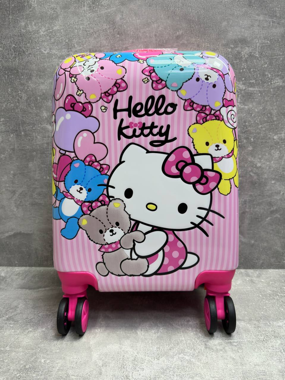 Детский чемодан для девочки Hello Kitty