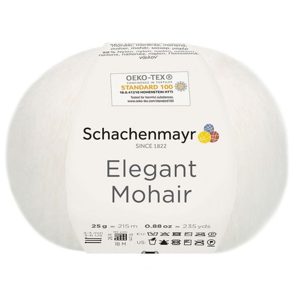 Пряжа Schachenmayr Elegant Mohair (01)
