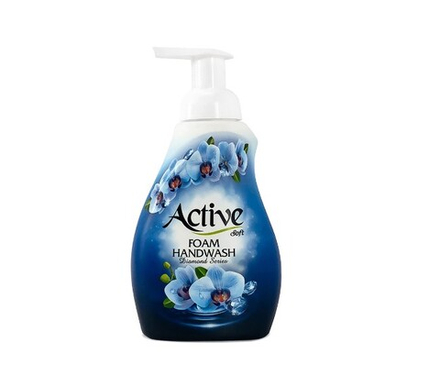 ACTIVE ИРАН / Пенка-мыло для рук "Небесный бриллиант", дозатор, 500 мл