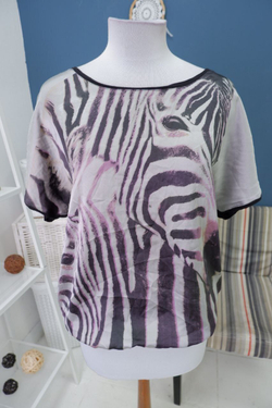 Блузка Free Quent с принтом 46 размер