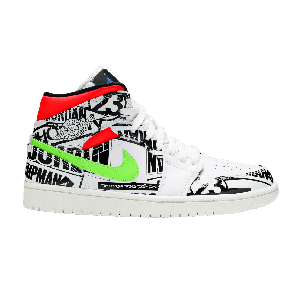 Кроссовки Jordan Air Jordan 1 Mid All Over Logos
