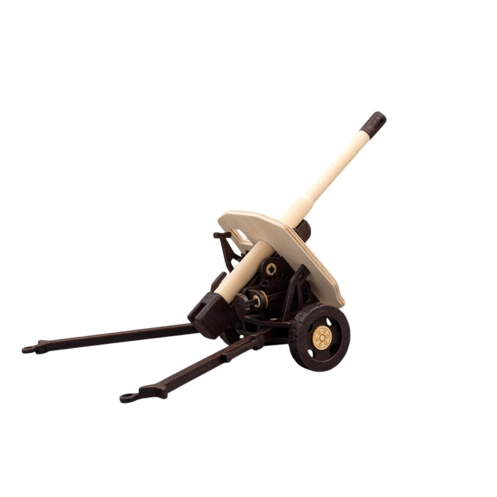 Артиллерийская Пушка MIST от TARG - деревянный конструктор, сборная модель, 3d пазл