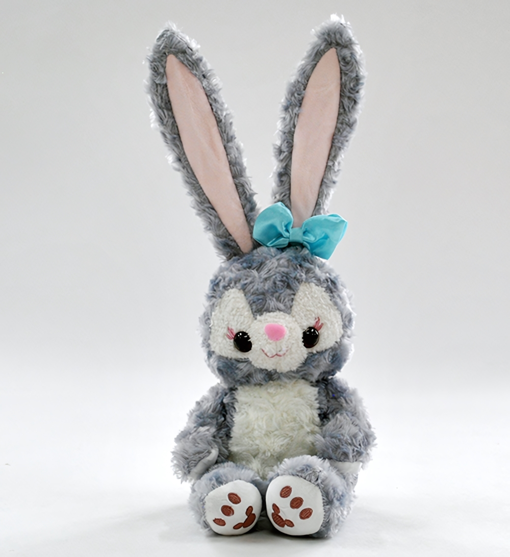 Заяц с висячими лапами и с хвостиком 14x22x18см. (Hand)