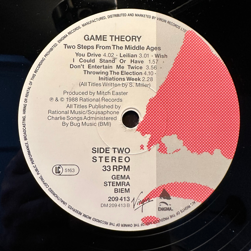 Game Theory - Two Steps From The Middle Ages (Европа 1988г.)