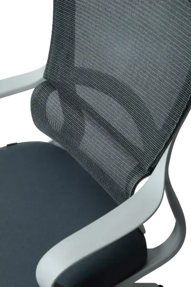 Офисное кресло SPARX FRS-2 Rust White (ткань / сетка, светло-серый)