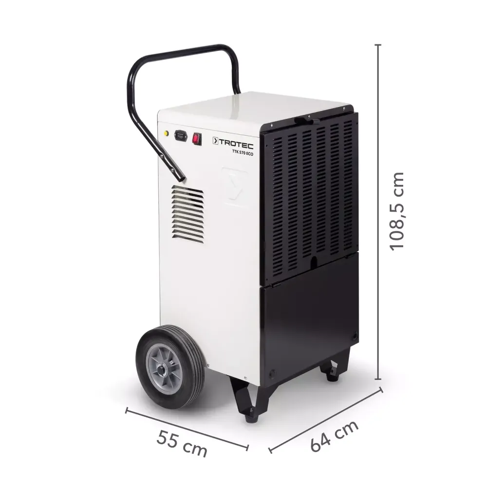 Осушитель воздуха TROTEC TTK 570 ECO - [до 110 л. за сутки / для S≈440 м²]