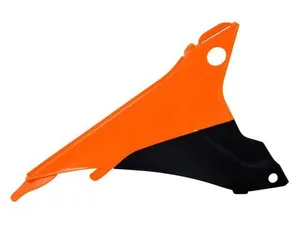Боковина воздушного фильтра правая для KTM EXC-EXCF125-500 14-16 оранжево-черная RTech R-FIKTMARDX14