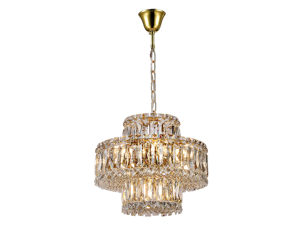 Подвесная люстра Newport VALENCIA 8458+3/C gold, М0069585