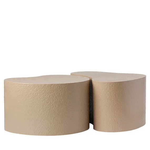 Набор из 2 журнальных столиков Grannis, бежевый