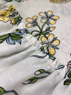 Простынь на резинке перкаль Сказка "Ботаника" 140x200 см