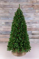 Елка Императрица с шишками 155 см., мягкая хвоя, Triumph Tree (73237)