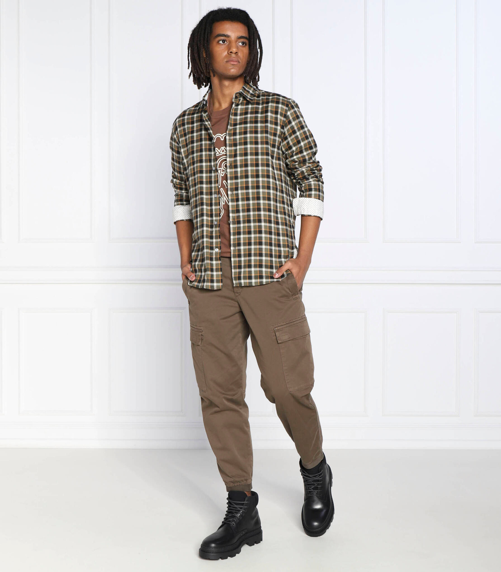 рубашка liam_53f BOSS BLACK - зеленый(50477829)