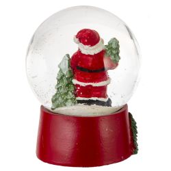 GAEM Фигурка декоративная "Дед Мороз/Снеговик/Медвежонок" в стекл шаре, L9 W8 H10 см, 3в.