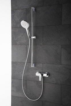 Фото в интерьере смеситель для душа Kludi Zenta SL 488700565 Хром